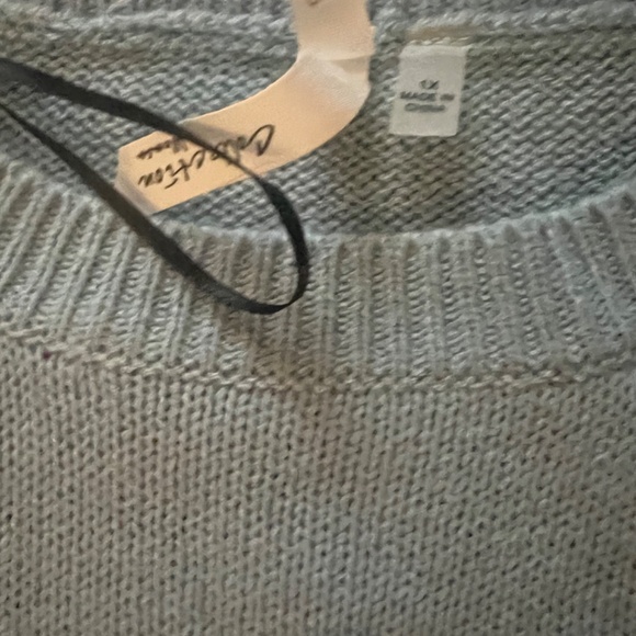 Ugly Christmas  Sweater  Collection Woman 1X Plus Scotty Dogs Blue snow pomp pom - Picture 8 of 14